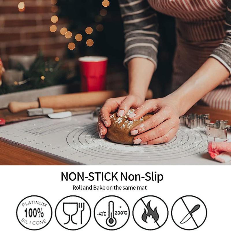 50x70CM Fiberglass Cloth+Silicone Pastry Mat Dough Rolling Mat 0.35MM Thick Non-stick Pad (BPA-Free,No FDA Certified) Red
50x70CM Fiberglass Cloth+Silicone Pastry Mat Dough Rolling Mat 0.35MM Thick Non-stick Pad (BPA-Free,No FDA Certified) Red