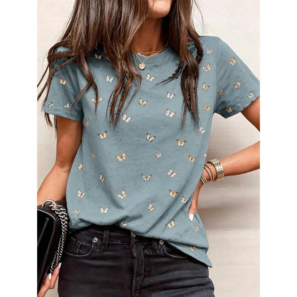 Women s Glitter Star Print Crew Neck T-Shirt, Casual Short Sleeve Tops, Sparkly Daily Wear for Spring & Summer XL
Women s Glitter Star Print Crew Neck T-Shirt, Casual Short Sleeve Tops, Sparkly Daily Wear for Spring & Summer XL