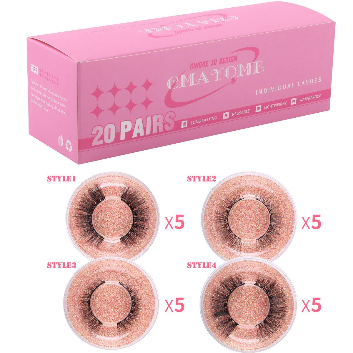 20 коробочек смешанных с натуральными завитыми ресницами, густыми жареными волосами, перекрестно завитыми накладными ресницами
20 коробочек смешанных с натуральными завитыми ресницами, густыми жареными волосами, перекрестно завитыми накладными ресницами