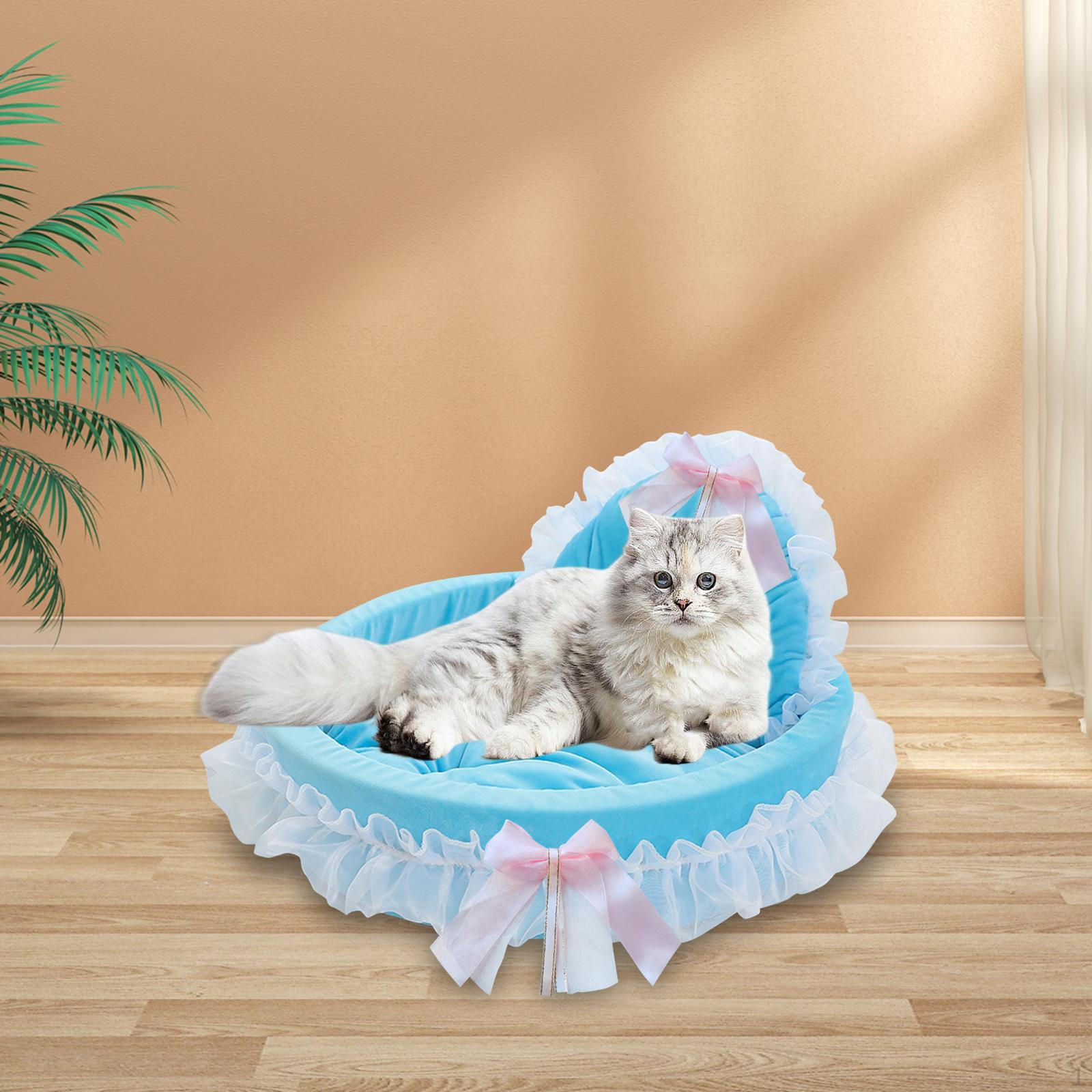 Bed for Small Dogs And Cats with Lace Detailing S синий
Bed for Small Dogs And Cats with Lace Detailing S синий