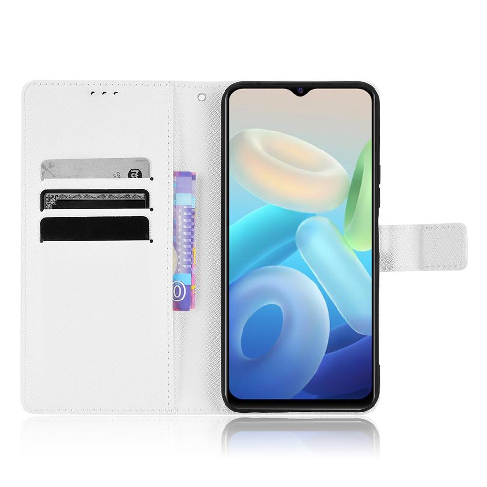 For vivo Y55 5G/T1 5G/Y75 5G Diamond Texture Mobile Phone Case PU Leather Stand Protective Flip Wallet Cover with Strap White
For vivo Y55 5G/T1 5G/Y75 5G Diamond Texture Mobile Phone Case PU Leather Stand Protective Flip Wallet Cover with Strap White