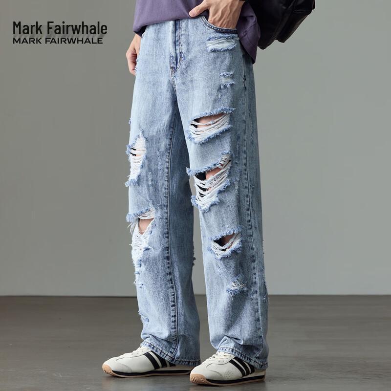 Мужские летние рваные джинсы Mark Fairwhale свободного кроя с широкими штанинами 29
Мужские летние рваные джинсы Mark Fairwhale свободного кроя с широкими штанинами 29