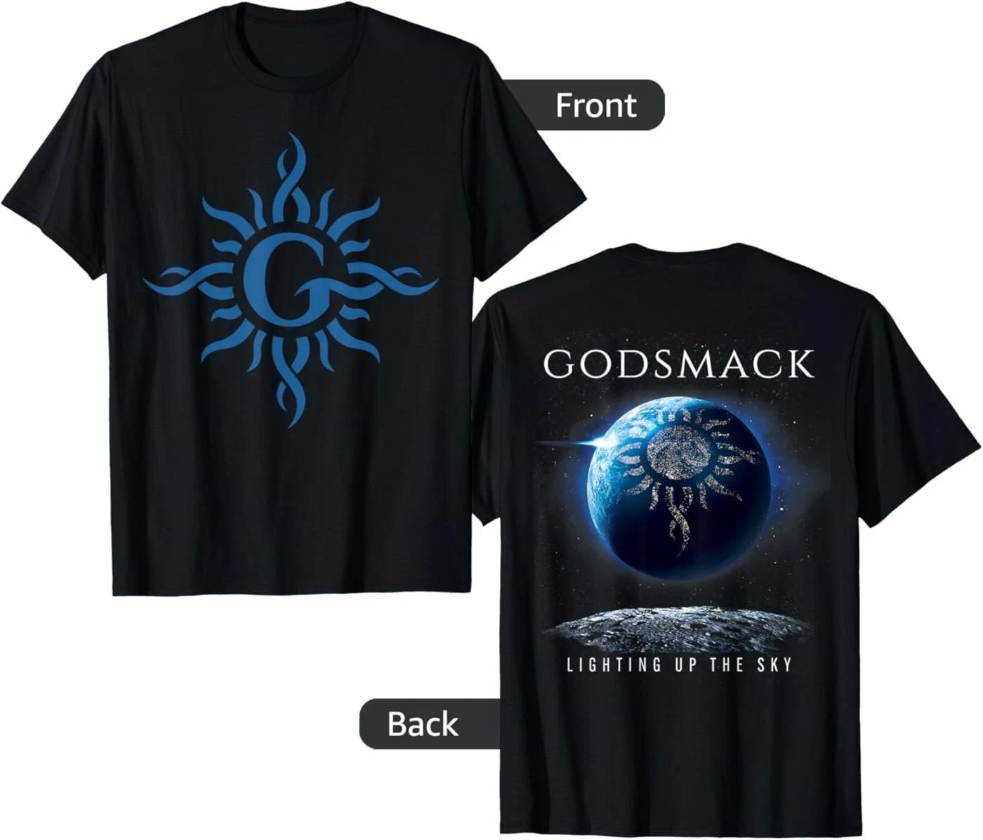 (Front & Back ) Godsmack Planetary Unisex T-Shirt 2XL
(Front & Back ) Godsmack Planetary Unisex T-Shirt 2XL