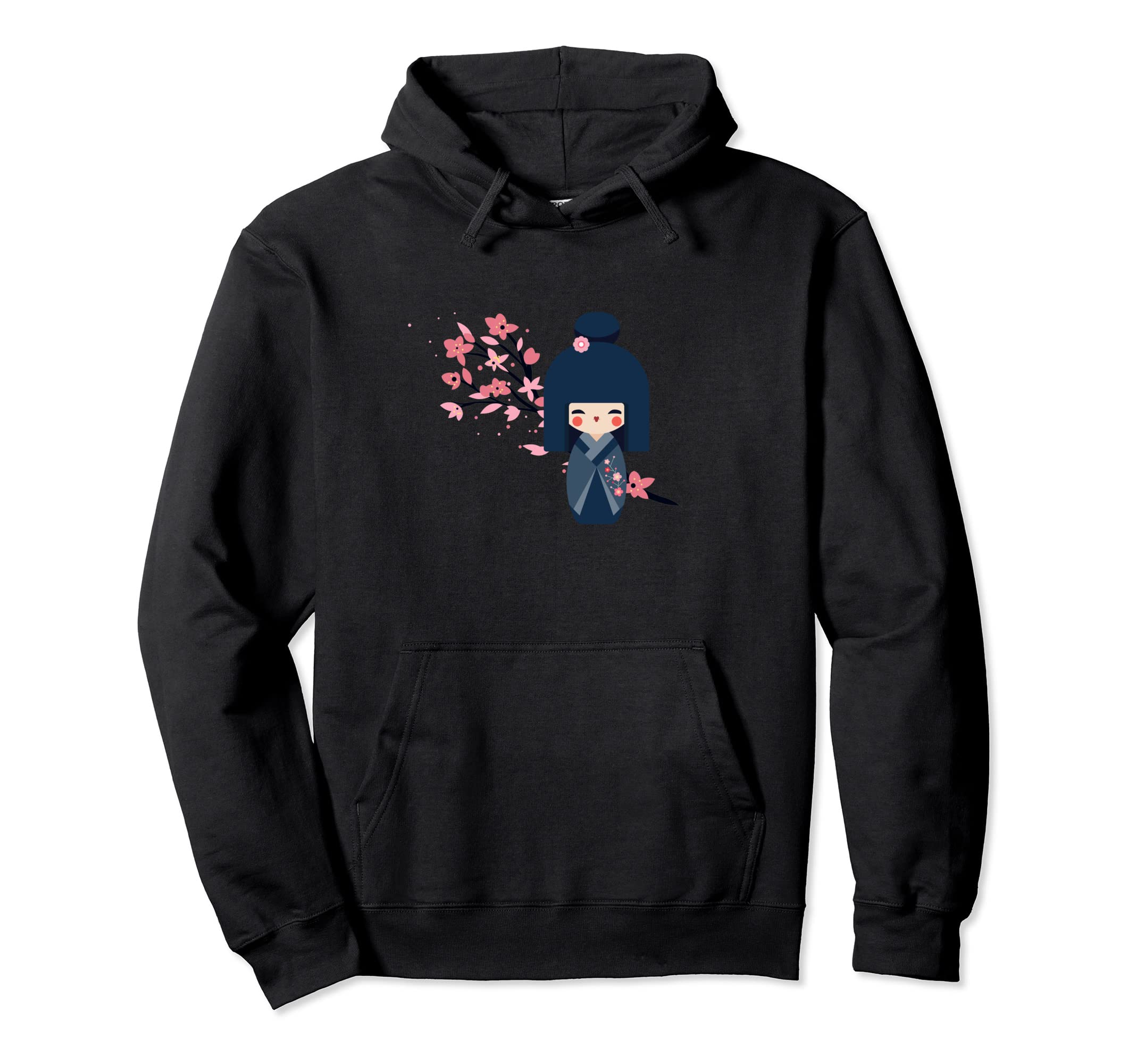 Usasaburo Kokeshi Doll and Japanese Cherry Blossoms Hoodie чёрный
Usasaburo Kokeshi Doll and Japanese Cherry Blossoms Hoodie чёрный