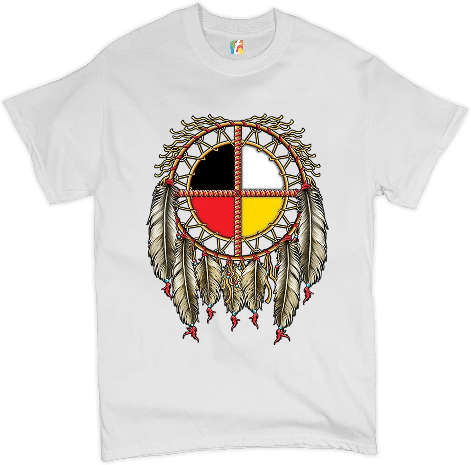 The Medicine Wheel Dreamcatcher T-Shirt Native American Symbol Men s Tee 5XL різнокольоровий
The Medicine Wheel Dreamcatcher T-Shirt Native American Symbol Men s Tee 5XL різнокольоровий