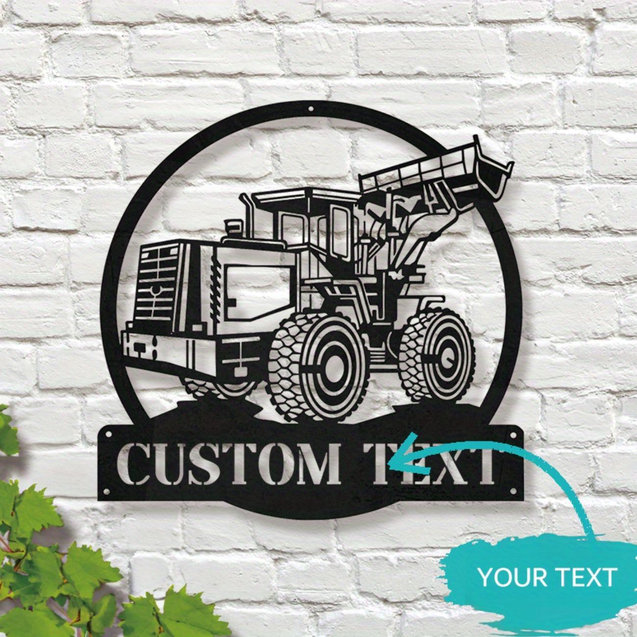 Personalized Wheel Loader Metal Sign Wall Decor Gift for Truck Driver S чёрный
Personalized Wheel Loader Metal Sign Wall Decor Gift for Truck Driver S чёрный