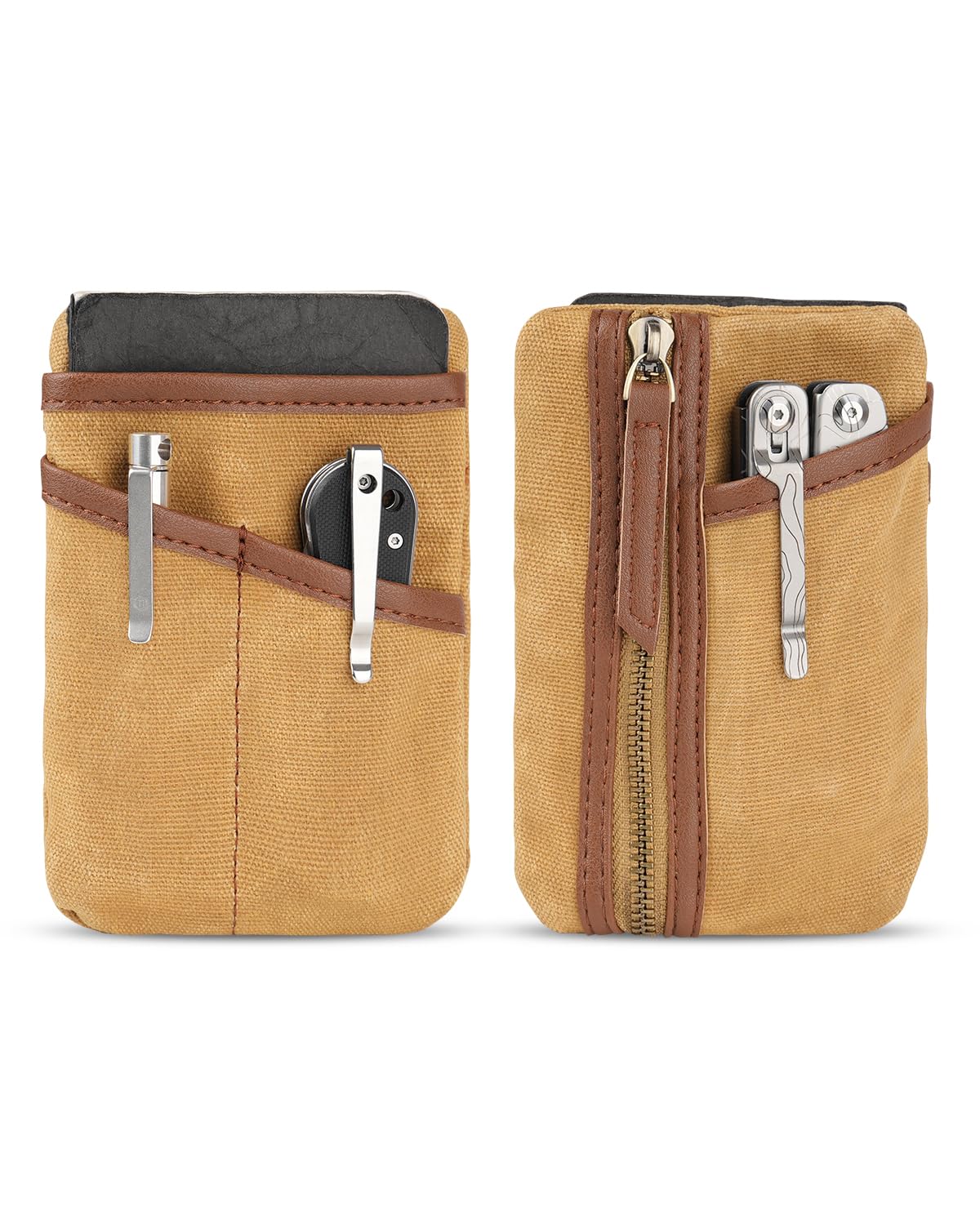 SAYRAM SP10 Вощений полотняний EDC EDC Кишеньковий органайзер-гаманець для маленького кишенькового органайзера-гаманця для EDC спорядження, Чоловіків, Монет, Телефону, Мультиінструменту,
SAYRAM SP10 Вощений полотняний EDC EDC Кишеньковий органайзер-гаманець для маленького кишенькового органайзера-гаманця для EDC спорядження, Чоловіків, Монет, Телефону, Мультиінструменту,