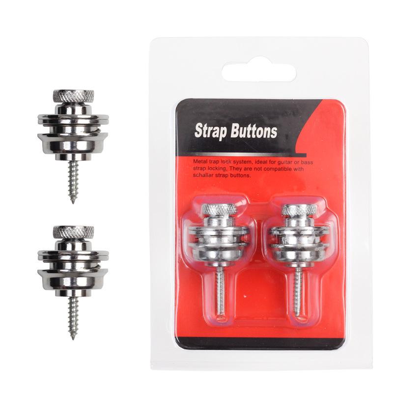 Non-slip Strap Lock Set for Electric, Bass, Folk, and Acoustic Guitars
Non-slip Strap Lock Set for Electric, Bass, Folk, and Acoustic Guitars