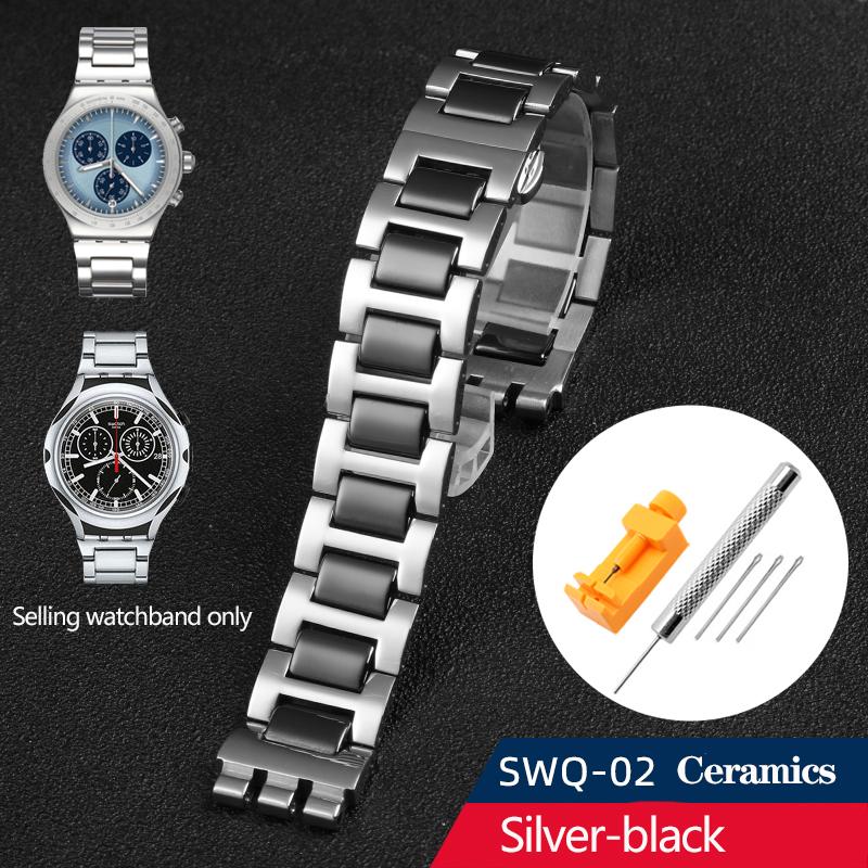 Металевий Ремінець для Годинника з Нержавіючої Сталі 17мм 19мм 21мм Для Swatch YGS749G YCS Yas YGS IRONY Керамічний Чоловічий Жіночий Ланцюжок Ремінець Браслет 17mm
Металевий Ремінець для Годинника з Нержавіючої Сталі 17мм 19мм 21мм Для Swatch YGS749G YCS Yas YGS IRONY Керамічний Чоловічий Жіночий Ланцюжок Ремінець Браслет 17mm