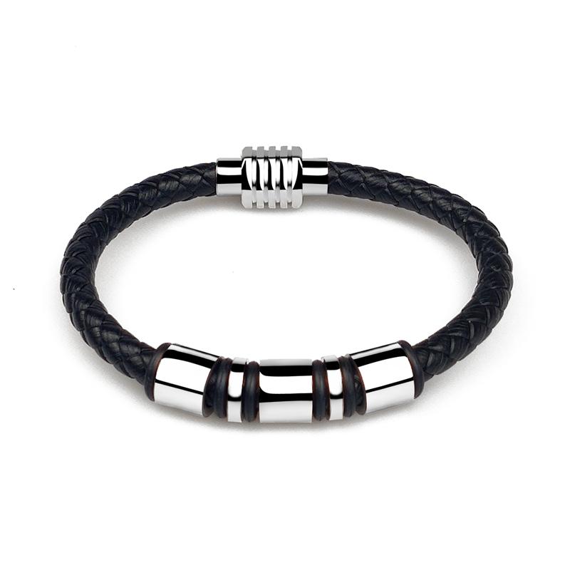 Punk Charms Men Customized Your Name Stainless Steel Bracelets Chains for Women Leather Personalize Beads Bracelet for Women 18cm
Punk Charms Men Customized Your Name Stainless Steel Bracelets Chains for Women Leather Personalize Beads Bracelet for Women 18cm
