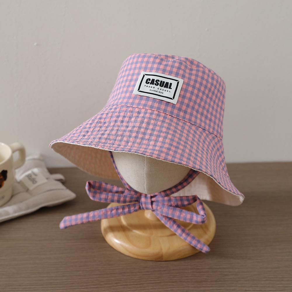 Children s Plaid Bucket Hat with Fashion Patch - Spring/Summer Outdoor Sun Hat for Girls 52CM, suitable for 2-6 years old
Children s Plaid Bucket Hat with Fashion Patch - Spring/Summer Outdoor Sun Hat for Girls 52CM, suitable for 2-6 years old