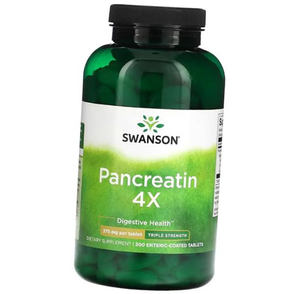 Панкреатин, Pancreatin 4X Потрійної Сили 375, Swanson 300таб (69280050) 300tab
Панкреатин, Pancreatin 4X Потрійної Сили 375, Swanson 300таб (69280050) 300tab