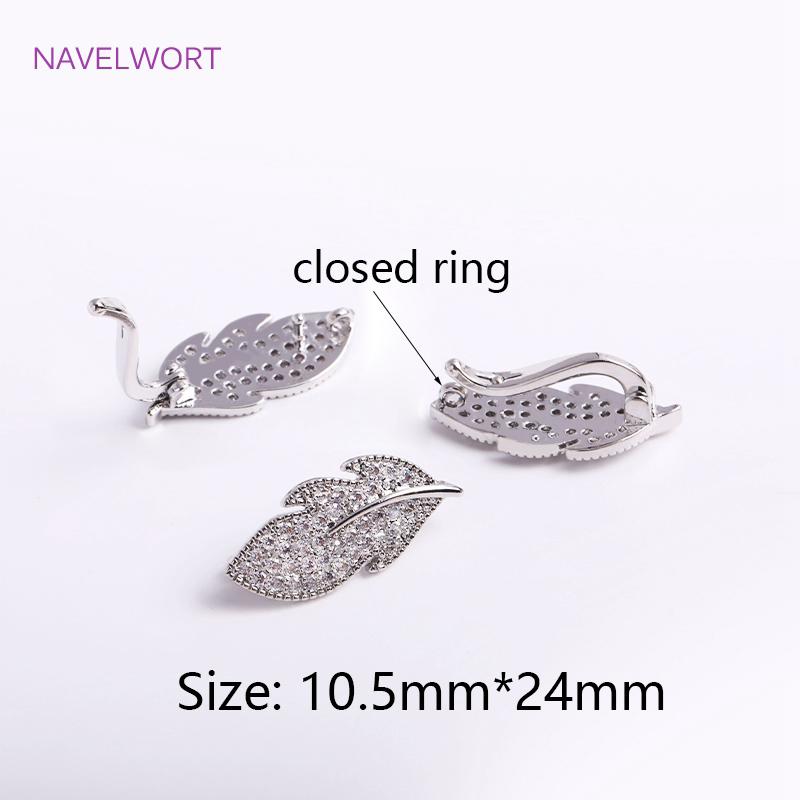 18K Gold Plated Shiny Zircon Pearl Clasps Hooks,Leaf/Feather/Butterfly Shape Connectors Fittings,DIY Beaded Pearl Jewelry Making 1 piece
18K Gold Plated Shiny Zircon Pearl Clasps Hooks,Leaf/Feather/Butterfly Shape Connectors Fittings,DIY Beaded Pearl Jewelry Making 1 piece