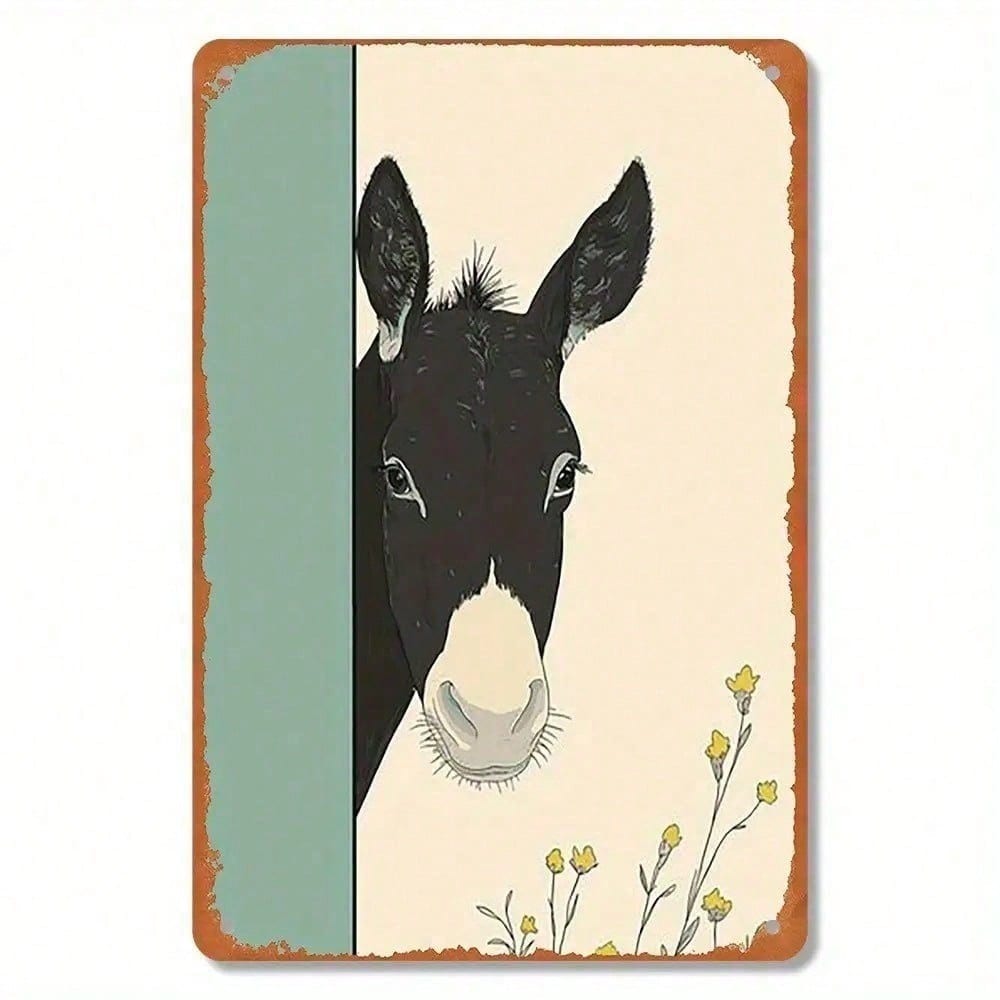 Vintage Metal Sign Donkey Buttercup Rustic Farmhouse Wall Decor 2D Flat Art Country Kitchen Home 8x12 Inch різнокольоровий
Vintage Metal Sign Donkey Buttercup Rustic Farmhouse Wall Decor 2D Flat Art Country Kitchen Home 8x12 Inch різнокольоровий