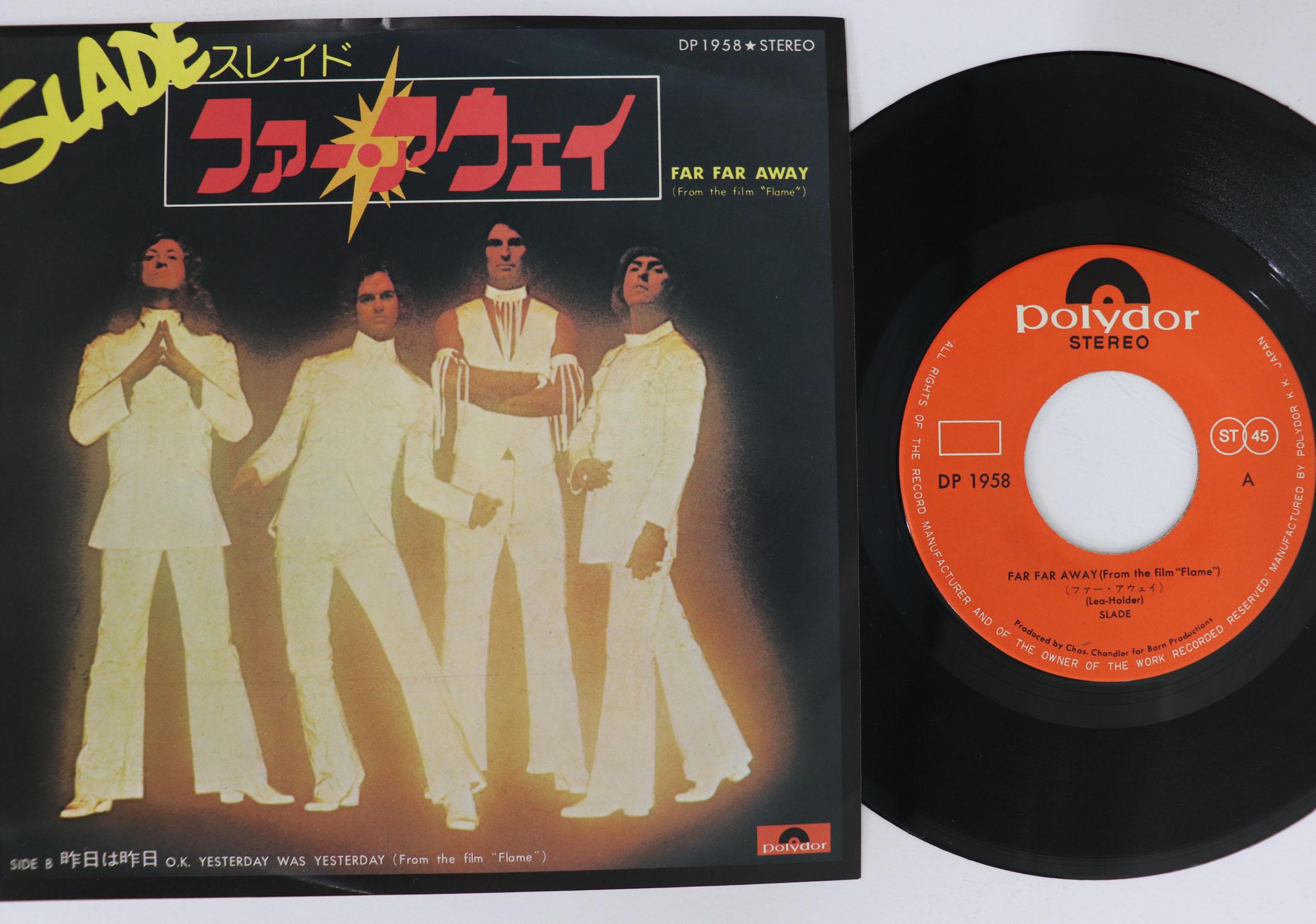 7-дюймовая пластинка SLADE - Far Far Away / Ok Yesterday Was Yes DP1958 POLYDOR 1974 Япония Рок Б/У
7-дюймовая пластинка SLADE - Far Far Away / Ok Yesterday Was Yes DP1958 POLYDOR 1974 Япония Рок Б/У