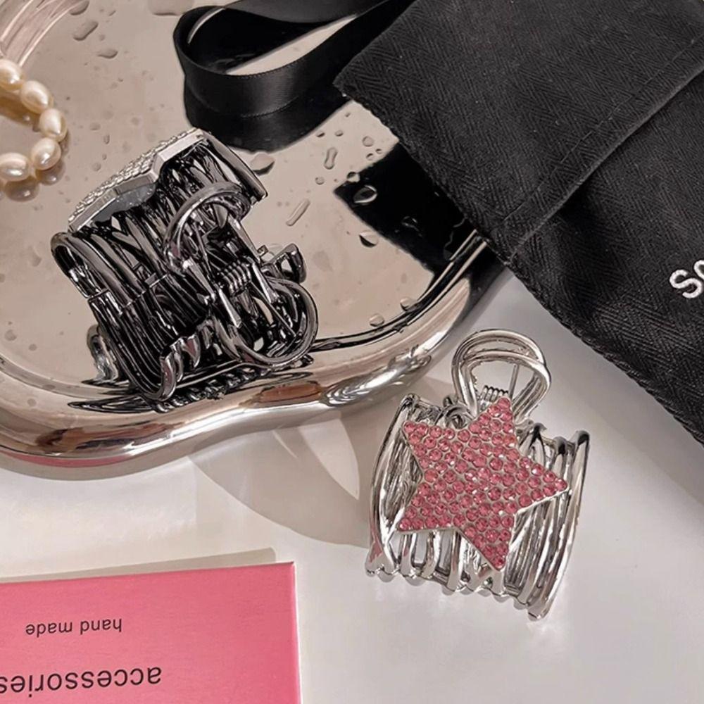 Harajuku Star Rhinestone Hair Claw Korean Style High Ponytail Fixation Hairpins Shiny Hipster
Harajuku Star Rhinestone Hair Claw Korean Style High Ponytail Fixation Hairpins Shiny Hipster