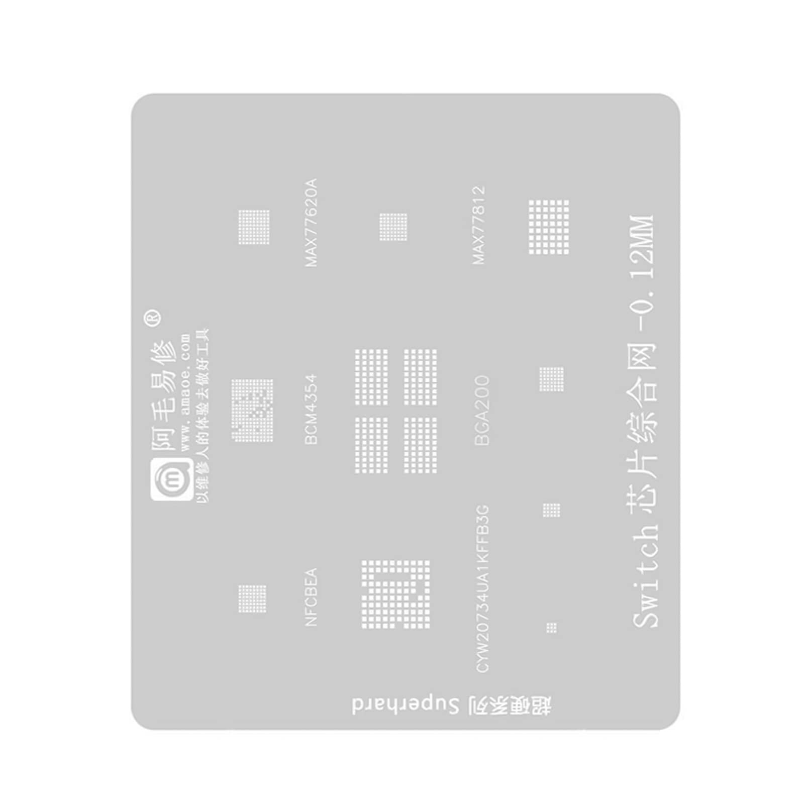 Заміна трафаретної сітки з нержавіючої сталі для рекомпресії для аксесуарів Nintendo Switch Ремонт деталей консолі
Заміна трафаретної сітки з нержавіючої сталі для рекомпресії для аксесуарів Nintendo Switch Ремонт деталей консолі