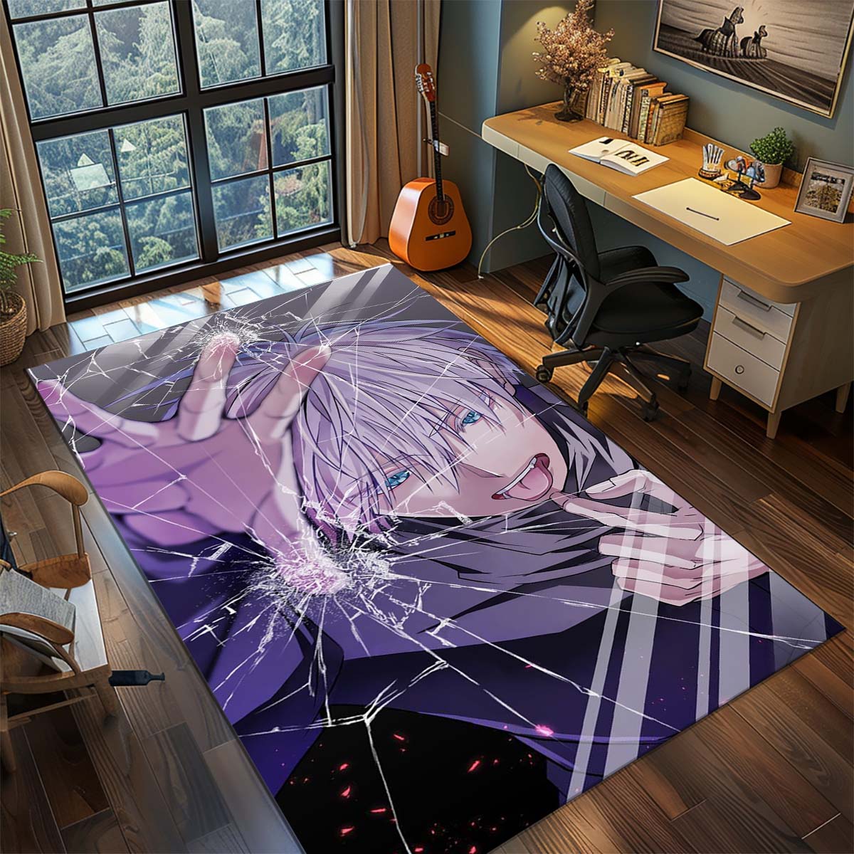 Jujutsu Kaisen Soft Polyester Rug Anime Carpet Non Slip Living Room Bedroom Floor Decor -QJY 60x90cm
Jujutsu Kaisen Soft Polyester Rug Anime Carpet Non Slip Living Room Bedroom Floor Decor -QJY 60x90cm