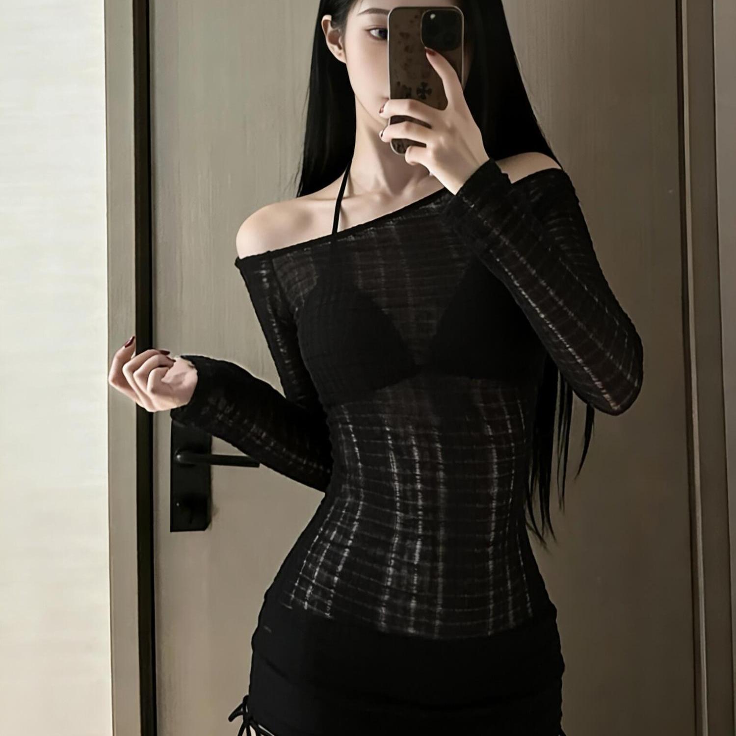 Pure desire cold sister hot spring beauty small breast blouse thin belly cover holiday split swimsuit XL чорний
Pure desire cold sister hot spring beauty small breast blouse thin belly cover holiday split swimsuit XL чорний
