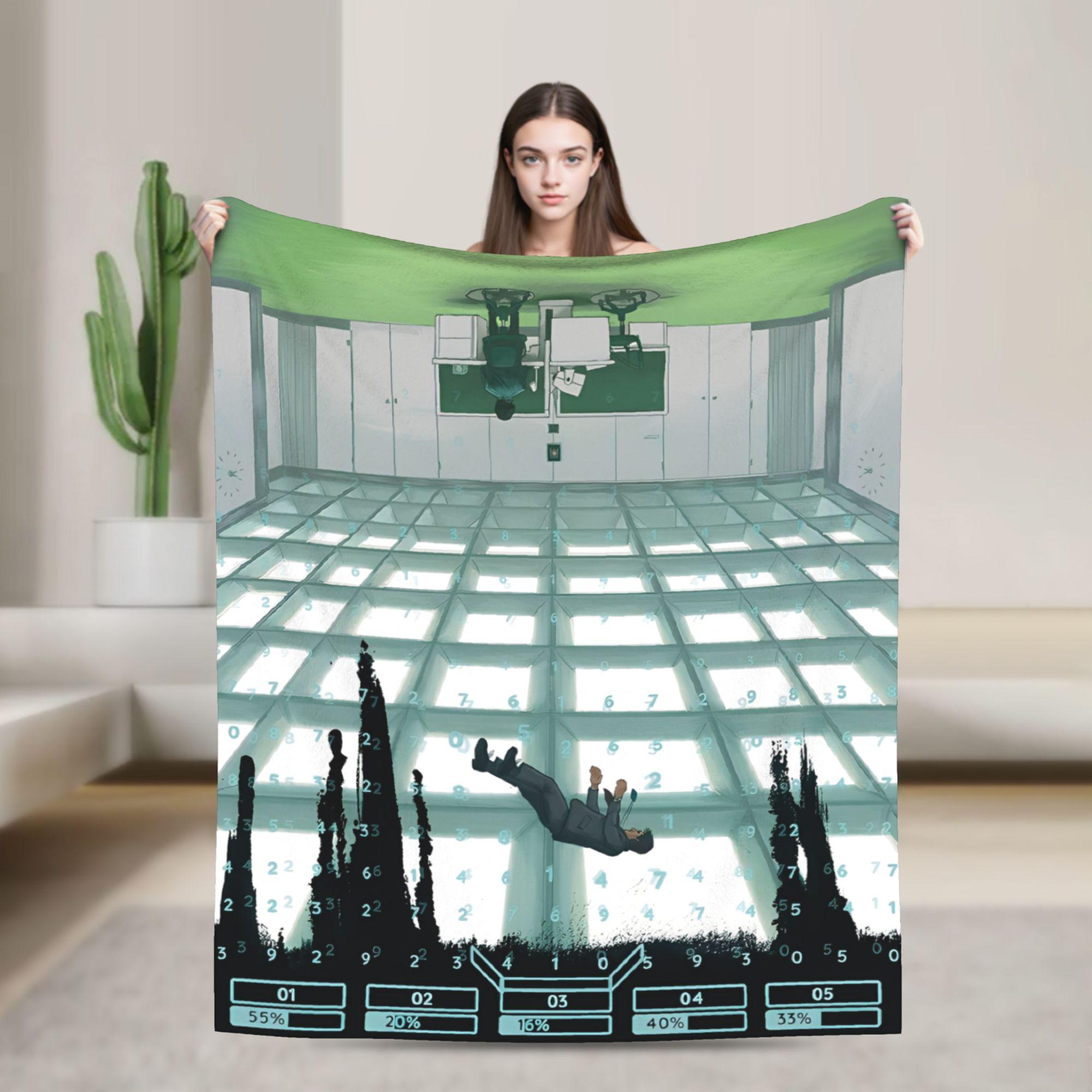Severance Macro Data Refinement Fleece Throw Blanket Lumon MDR for Bedroom Knitted Blanket Car Lightweight Thin Breathable 75x90cm
Severance Macro Data Refinement Fleece Throw Blanket Lumon MDR for Bedroom Knitted Blanket Car Lightweight Thin Breathable 75x90cm