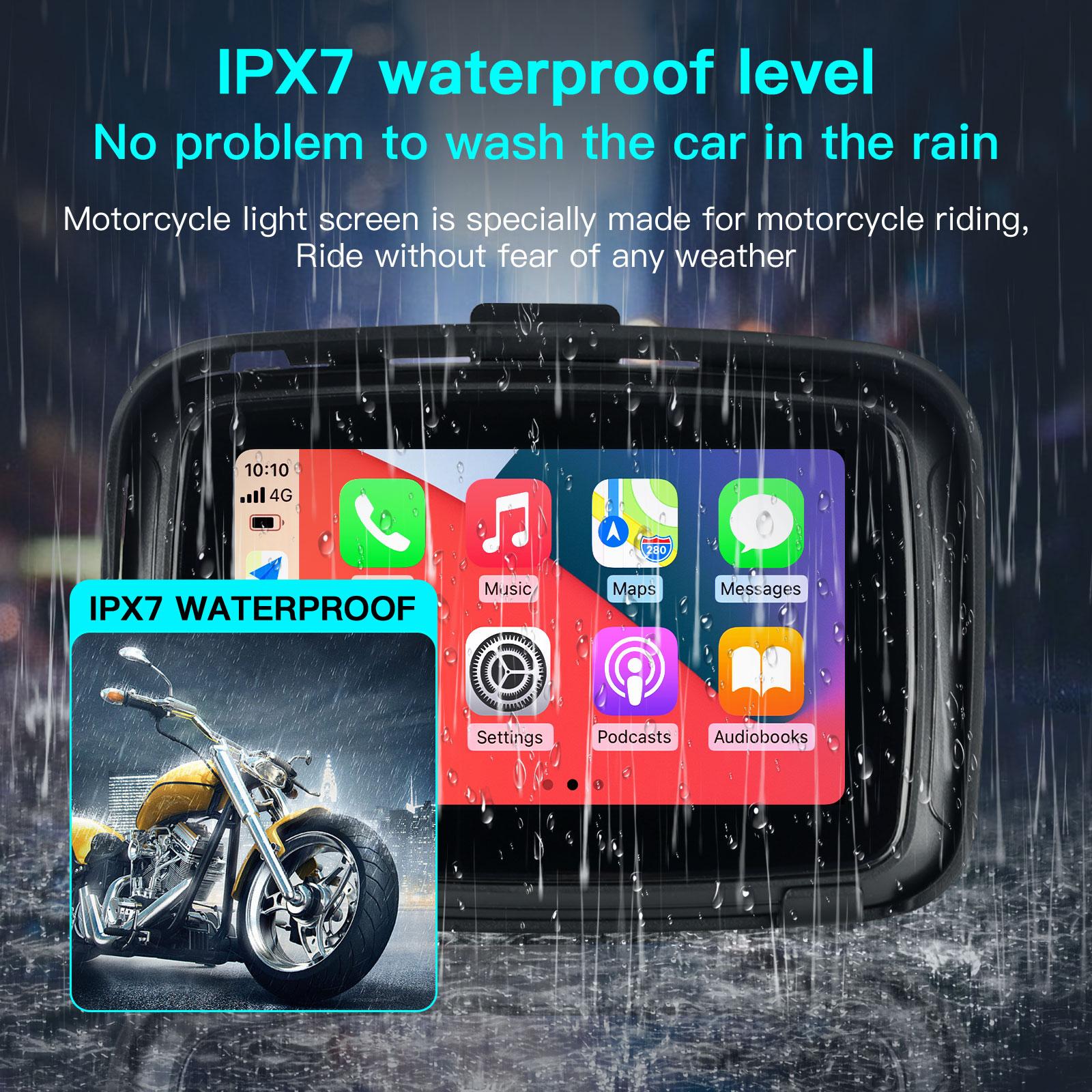 Navifly NEW 5inch LCD Motorcycle Wireless Carplay Android Auto Portable Navigation GPS Motorcycle IPX7 Waterproof Display BT USB
Navifly NEW 5inch LCD Motorcycle Wireless Carplay Android Auto Portable Navigation GPS Motorcycle IPX7 Waterproof Display BT USB