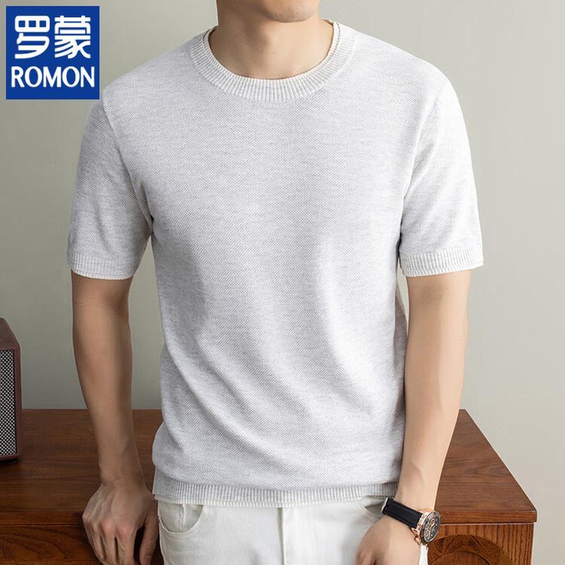 ROMON Men s Cotton Blend Round Neck Short Sleeve T-Shirt M
ROMON Men s Cotton Blend Round Neck Short Sleeve T-Shirt M
