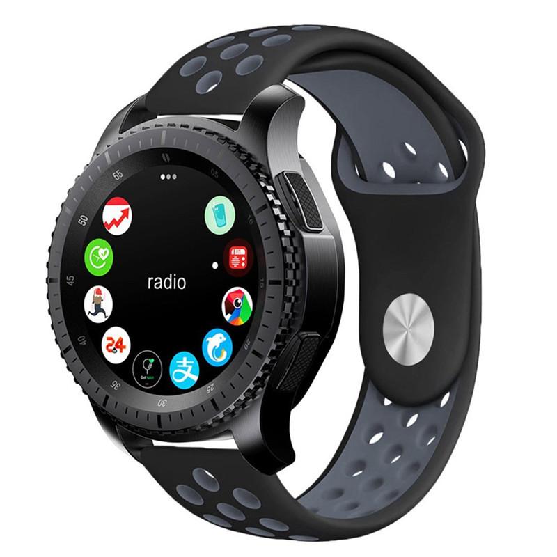 For Samsung Gear S3 Frontier/S3 Classic 22mm Two-tone Soft Silicone Watch Band Wrist Strap Blue/White
For Samsung Gear S3 Frontier/S3 Classic 22mm Two-tone Soft Silicone Watch Band Wrist Strap Blue/White