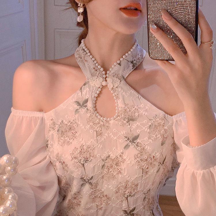 2023 Women s Slim Fit Halter Neck Embroidered Cheongsam Midi Dress with Slit Medium абрикосовий
2023 Women s Slim Fit Halter Neck Embroidered Cheongsam Midi Dress with Slit Medium абрикосовий