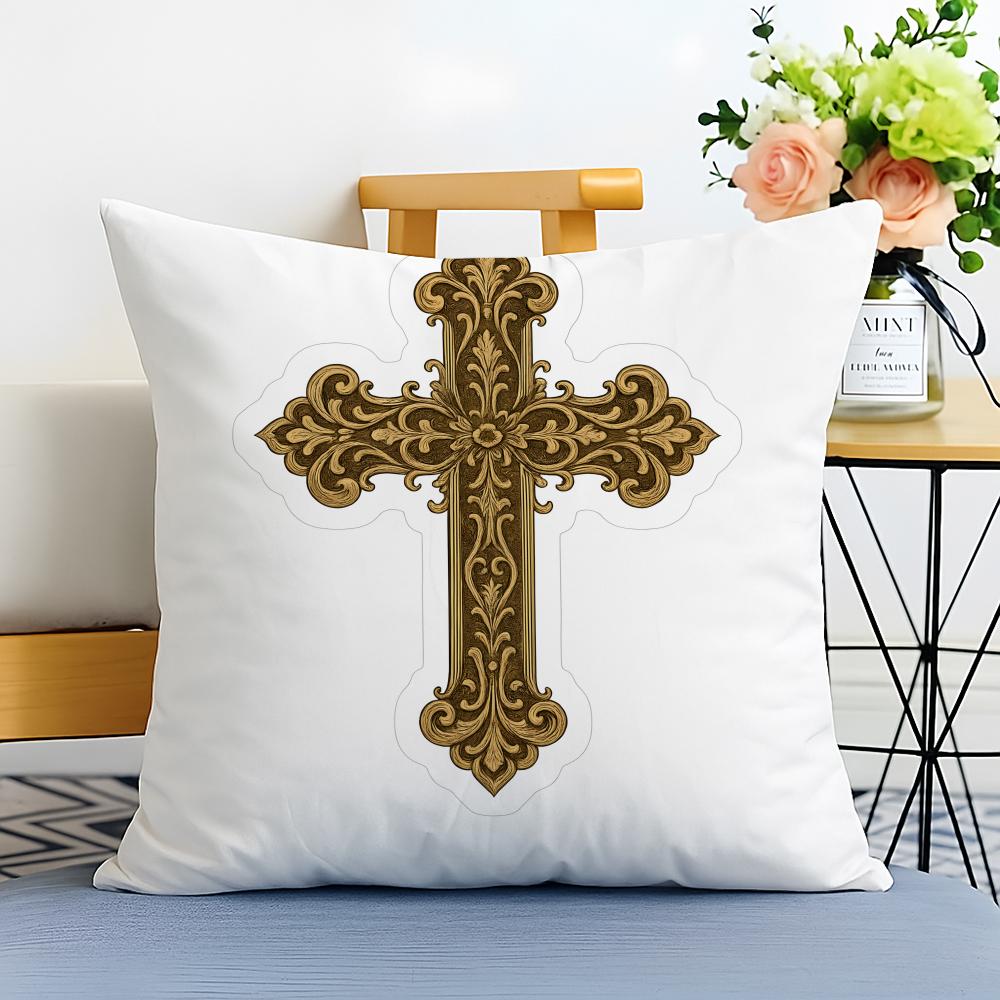 BBaroque Gold Cross Cushion Cover Washable Linen Pillowcase Soft for Sofa Bed Cozy Home Room Decor 30x30cm
BBaroque Gold Cross Cushion Cover Washable Linen Pillowcase Soft for Sofa Bed Cozy Home Room Decor 30x30cm