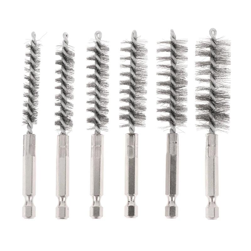 6Pcs Stainless Steel Drilling Brush Twisted Wire Stainless Steel Cleaning Brushes For Electric Drill Impact Tool Cleaning
6Pcs Stainless Steel Drilling Brush Twisted Wire Stainless Steel Cleaning Brushes For Electric Drill Impact Tool Cleaning