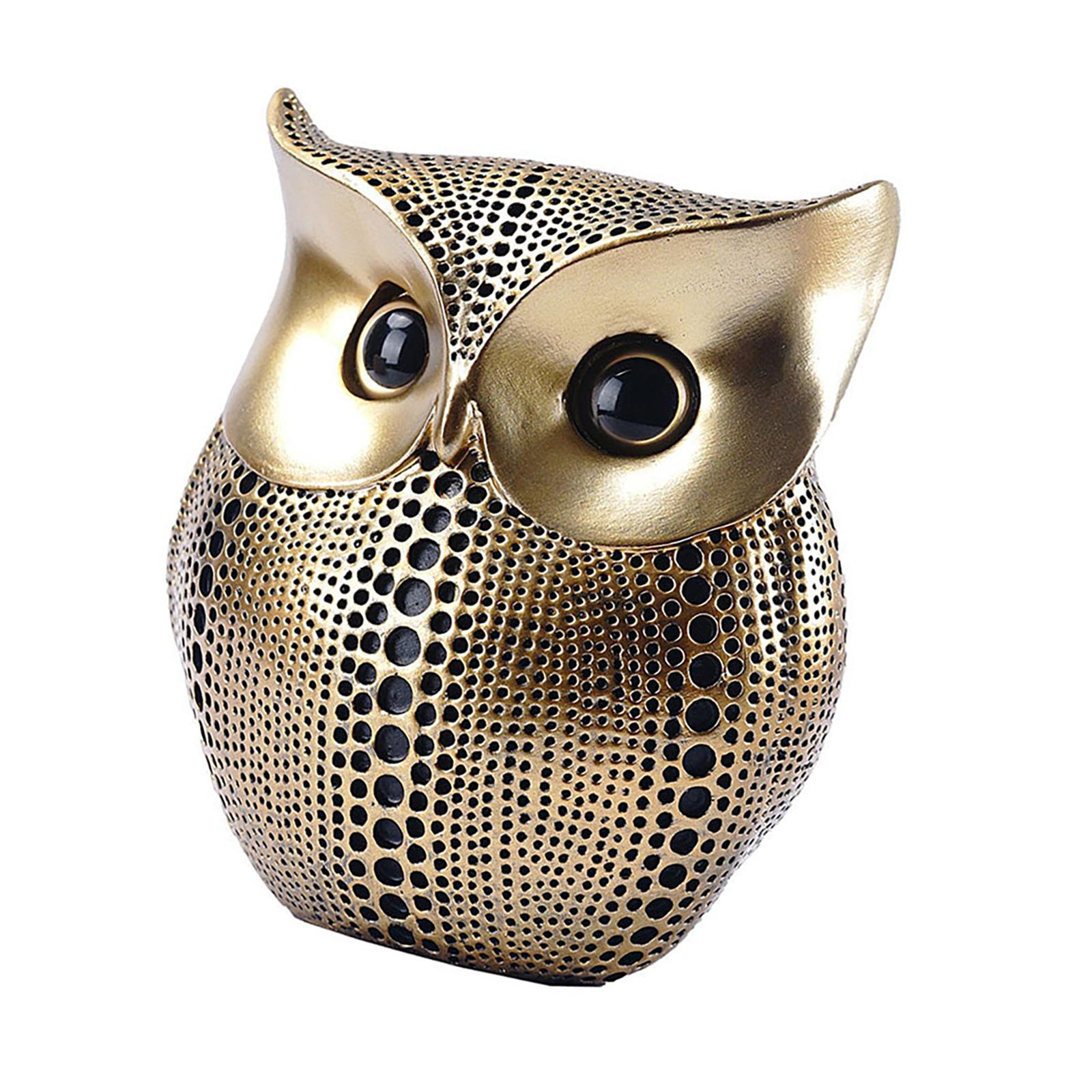 Owl Figurine Statue with Dots Pattern Resins Sculpture Tabletop Decors for Book Shelves Home Aesthetic Ornament Gift
Owl Figurine Statue with Dots Pattern Resins Sculpture Tabletop Decors for Book Shelves Home Aesthetic Ornament Gift