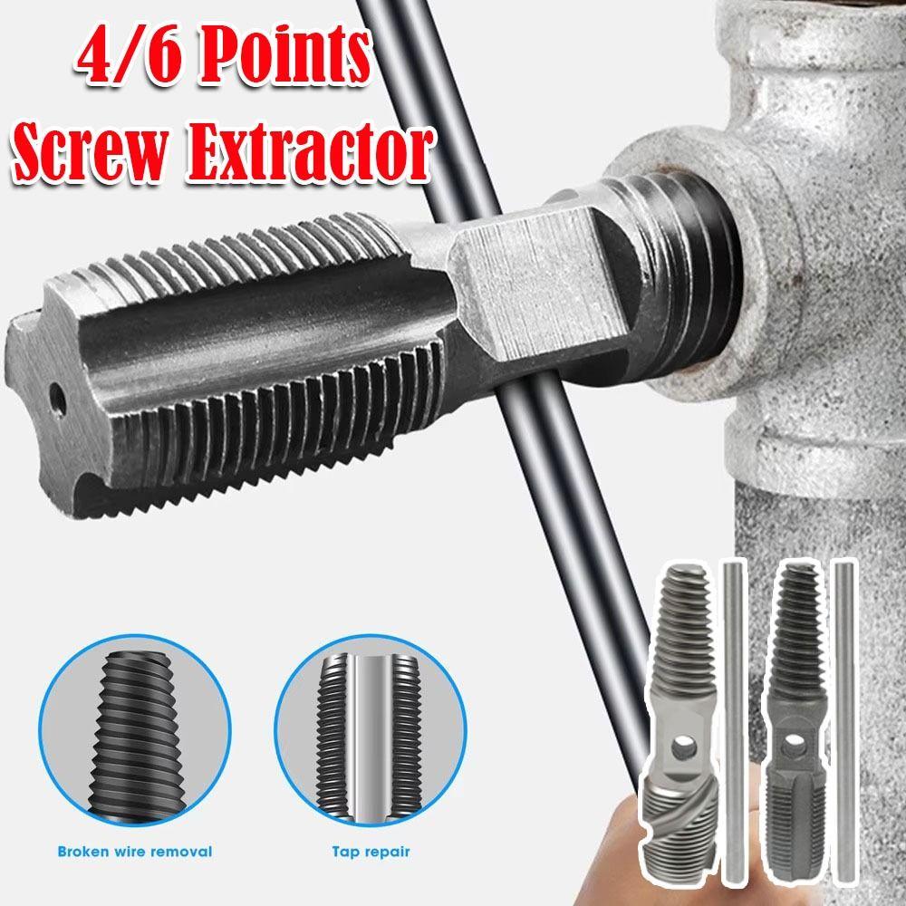 2 In 1 Screw Extractor 4/6 Points Pipe Bolt Remover Durable Faucet Water Pipe Triangle Valve A-4 Points
2 In 1 Screw Extractor 4/6 Points Pipe Bolt Remover Durable Faucet Water Pipe Triangle Valve A-4 Points