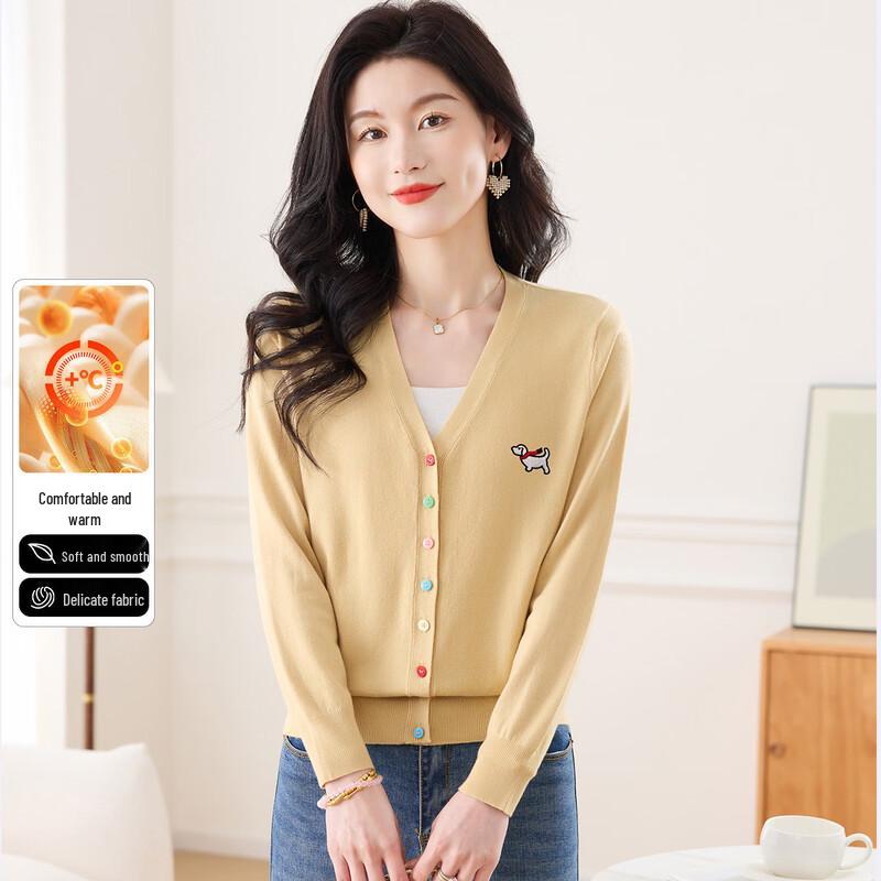 Snowflying Women s V-Neck Knitted Cardigan L
Snowflying Women s V-Neck Knitted Cardigan L