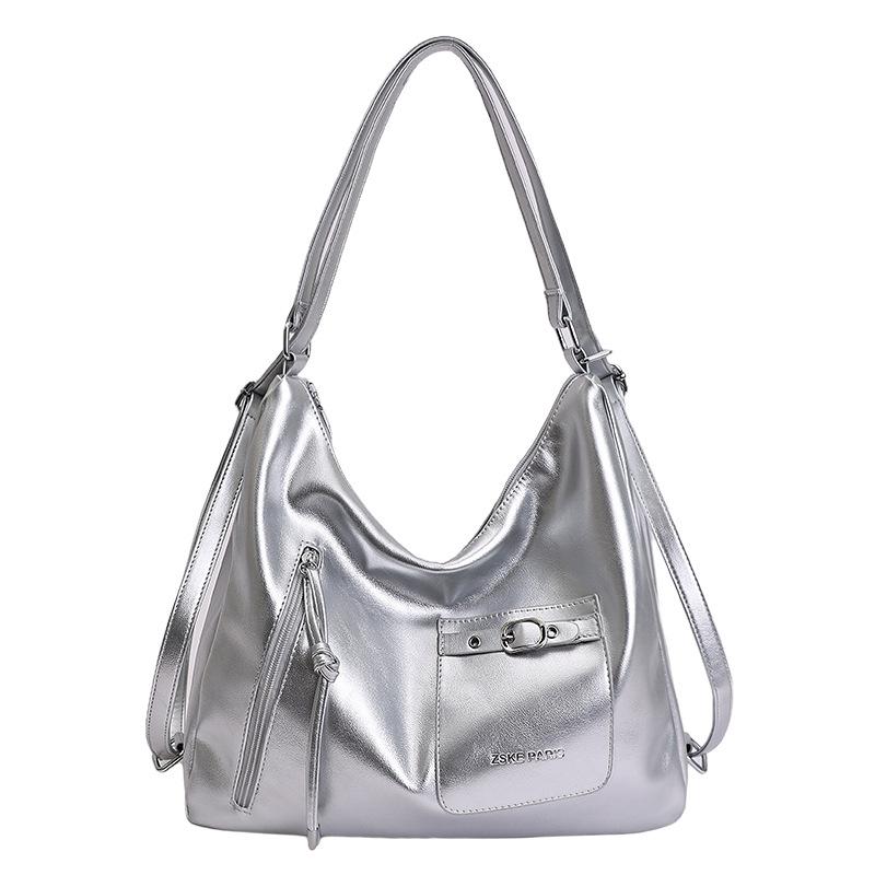 Large capacity shoulder bag women s new tote bag light luxury commuter armpit bag versatile women s bag No pendant model серебряный
Large capacity shoulder bag women s new tote bag light luxury commuter armpit bag versatile women s bag No pendant model серебряный