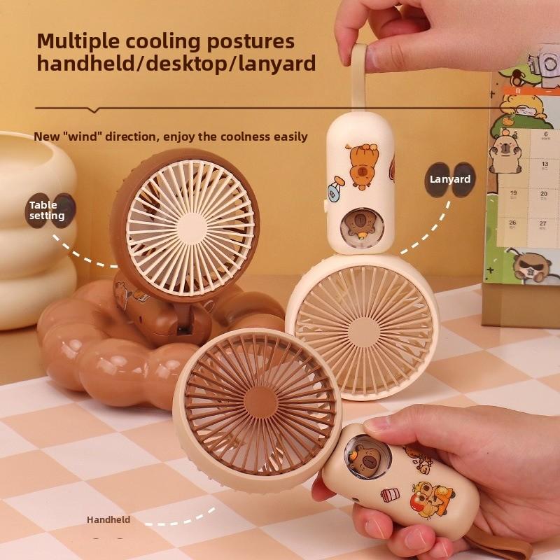 Cute Pet Cartoon Solid-color Handheld Small Animal Fan Usb Mini Charging Student Portable Desktop Capybara Handheld Fan коричневый
Cute Pet Cartoon Solid-color Handheld Small Animal Fan Usb Mini Charging Student Portable Desktop Capybara Handheld Fan коричневый