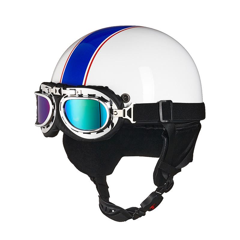 Electric car helmet, prince helmet, hard hat, half helmet, moped head gray, men s and women s couple helmets, free scarf. One Size
Electric car helmet, prince helmet, hard hat, half helmet, moped head gray, men s and women s couple helmets, free scarf. One Size