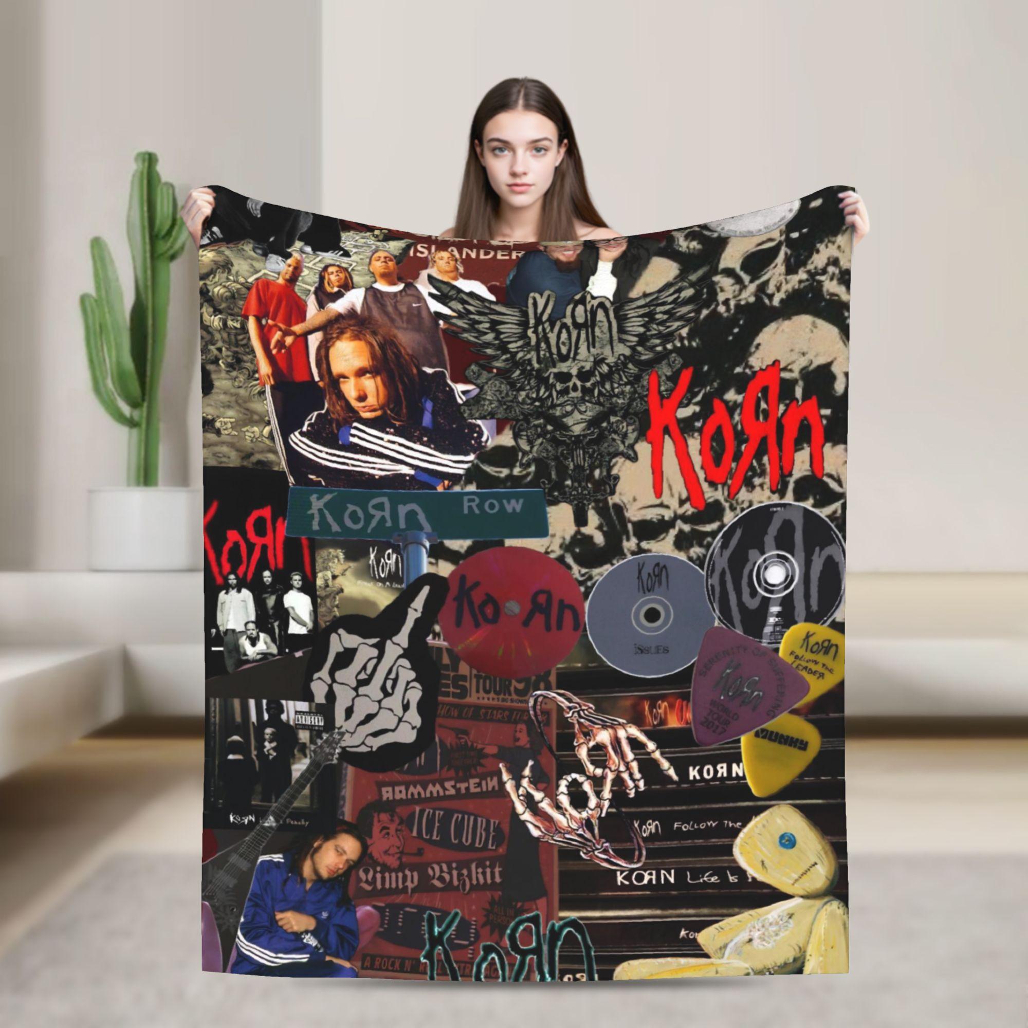 Korns Rock Band Music Flannel Throw Blanket Heavy Metal for Bedding Throws Knitted Blanket Outdoor Warm Multifunction 75x90cm
Korns Rock Band Music Flannel Throw Blanket Heavy Metal for Bedding Throws Knitted Blanket Outdoor Warm Multifunction 75x90cm