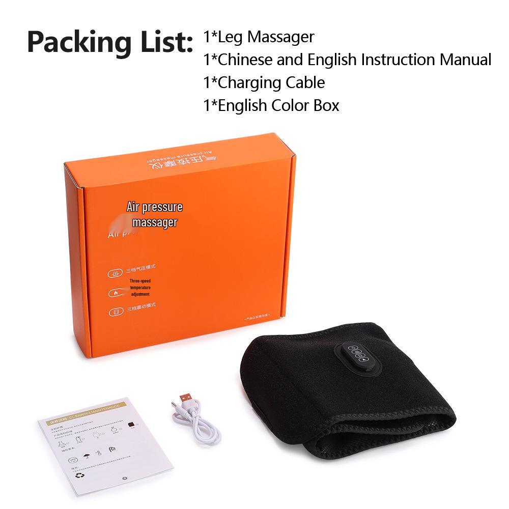 3-Speed Airbag & Heat Compression Leg Massager with Vibration, Silicone Buttons, and 1800mAh Battery 26x23.2x6.5 cm чорний
3-Speed Airbag & Heat Compression Leg Massager with Vibration, Silicone Buttons, and 1800mAh Battery 26x23.2x6.5 cm чорний