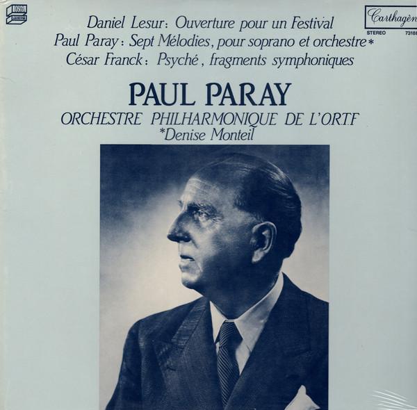 LP Record DANIEL LESUR PAUL PARAY CSAR FRA Ouverture Pour Un Festival Sept M 731887 CARTHAGENE France Classical Used
LP Record DANIEL LESUR PAUL PARAY CSAR FRA Ouverture Pour Un Festival Sept M 731887 CARTHAGENE France Classical Used