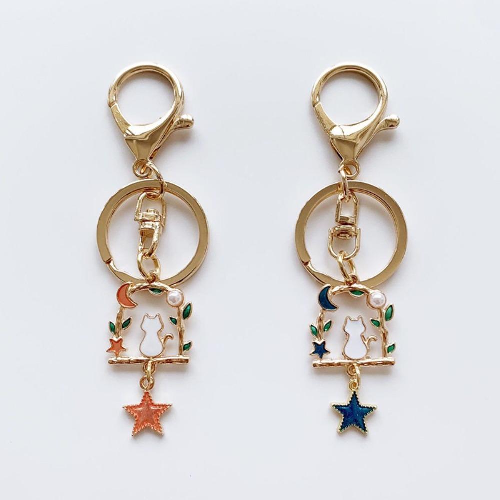 Jewelry Cat Couple Keychain Pendants Cat Zinc Zinc Alloy Keyring Starry Sky Cat Keychain Couple pink-B1
Jewelry Cat Couple Keychain Pendants Cat Zinc Zinc Alloy Keyring Starry Sky Cat Keychain Couple pink-B1