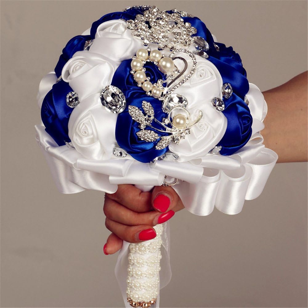 Bride Bouquet Crystal Wedding Rhinestone Brooch Bouquets Brides Hand Holding (White+Royal Blue) фиолетовый
Bride Bouquet Crystal Wedding Rhinestone Brooch Bouquets Brides Hand Holding (White+Royal Blue) фиолетовый