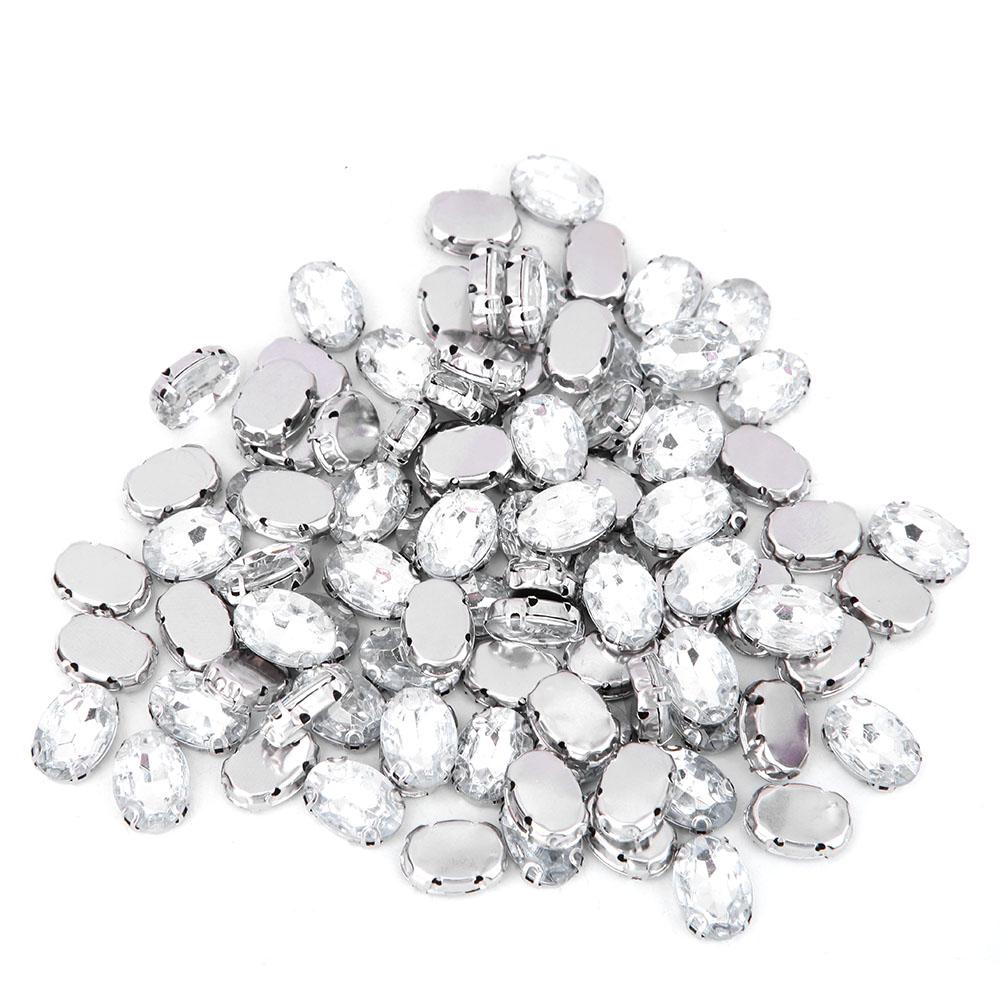 200 Pcs Acrylic Ellipse DIY Decoration Part for Clothing Shoe Bag Ornament Accessory(10x14mm)
200 Pcs Acrylic Ellipse DIY Decoration Part for Clothing Shoe Bag Ornament Accessory(10x14mm)