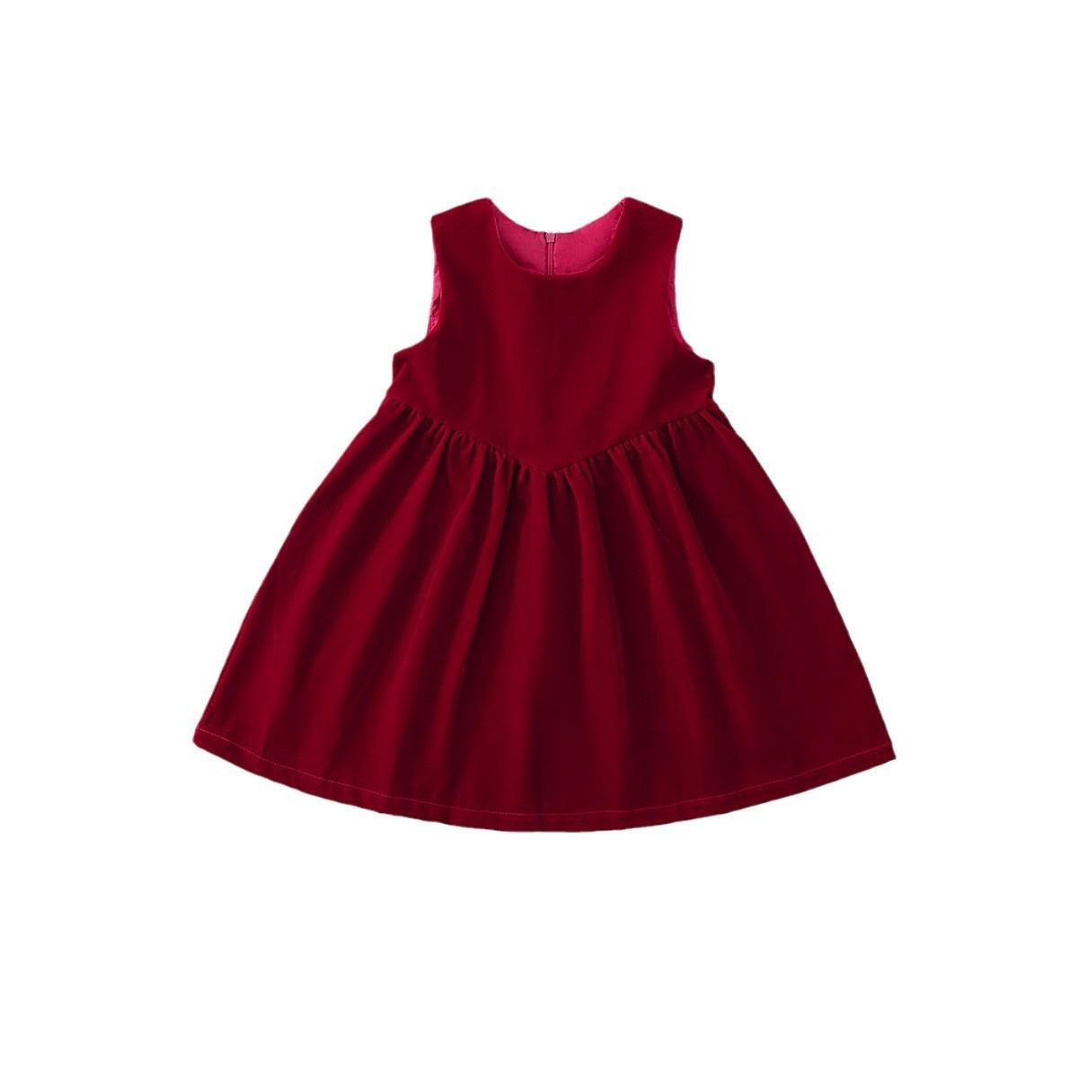 Платье без рукавов из бархата для девочек 2024 года, осеннее детское красное платье принцессы А-силуэта в корейском стиле 90cm красный
Платье без рукавов из бархата для девочек 2024 года, осеннее детское красное платье принцессы А-силуэта в корейском стиле 90cm красный