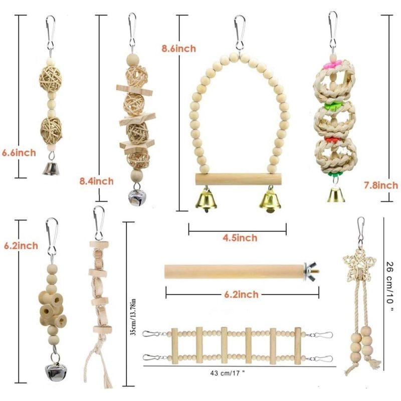 Игрушки для попугаев, игрушки для жевания, стоячие подвесные жердочки, гамак, лестница для восхождения, игрушки для клеток для волнистых попугайчиков, длиннохвостых попугаев, краснохвостых попугаев, корелл, майн
Игрушки для попугаев, игрушки для жевания, стоячие подвесные жердочки, гамак, лестница для восхождения, игрушки для клеток для волнистых попугайчиков, длиннохвостых попугаев, краснохвостых попугаев, корелл, майн