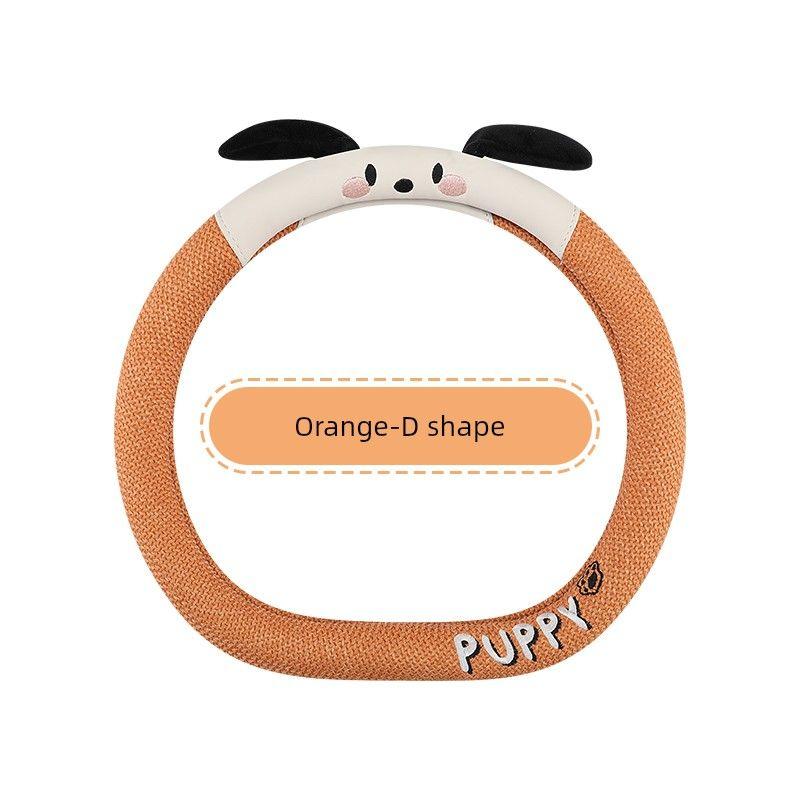 Car Steering Wheel Cover All Year Round Neutral Pacha Dog Summer Non-Slip Sweat-Absorbent Breathable Fabric Craft Neutral Handlebar Cover Pochacco Orange: D-Shape
Car Steering Wheel Cover All Year Round Neutral Pacha Dog Summer Non-Slip Sweat-Absorbent Breathable Fabric Craft Neutral Handlebar Cover Pochacco Orange: D-Shape