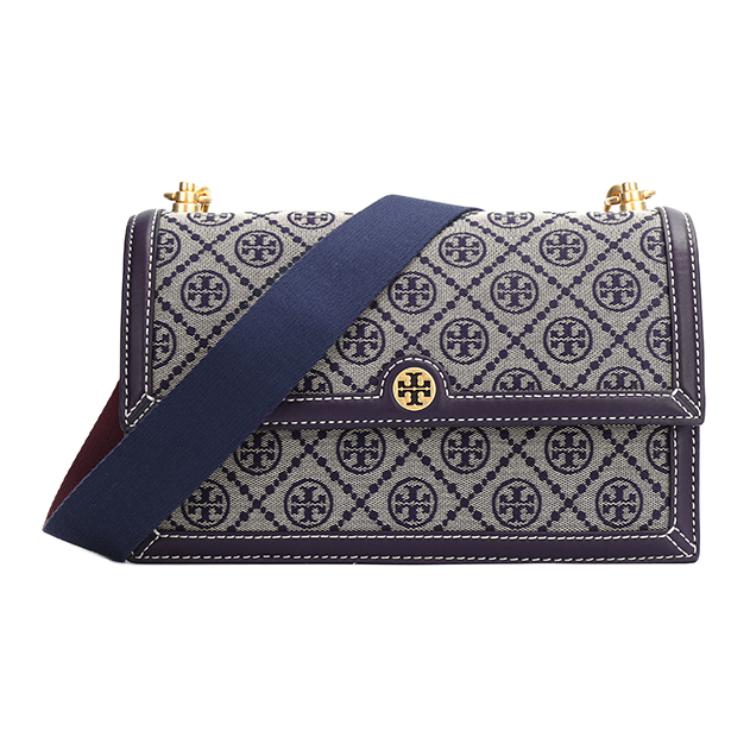 Tory Burch T Monogram Canvas Flap Accordion Bag Women Shoulder Bag Navy-Blue 81863-405 Shopping Bag
Tory Burch T Monogram Canvas Flap Accordion Bag Women Shoulder Bag Navy-Blue 81863-405 Shopping Bag