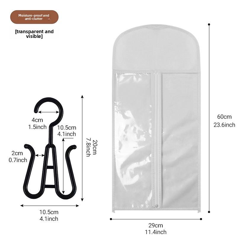 Wig storage bag, dustproof bag, long belt hanger cosplay wig hair bag non-woven zipper Wig bag
Wig storage bag, dustproof bag, long belt hanger cosplay wig hair bag non-woven zipper Wig bag