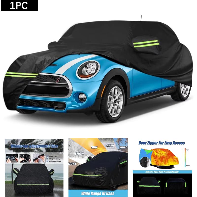 For 2002-2021 Mini Cooper/Cooper S Waterproof Car Cover Fit Accessories with Door Zipper for Sun Rain Snow UV Dust Protection
For 2002-2021 Mini Cooper/Cooper S Waterproof Car Cover Fit Accessories with Door Zipper for Sun Rain Snow UV Dust Protection