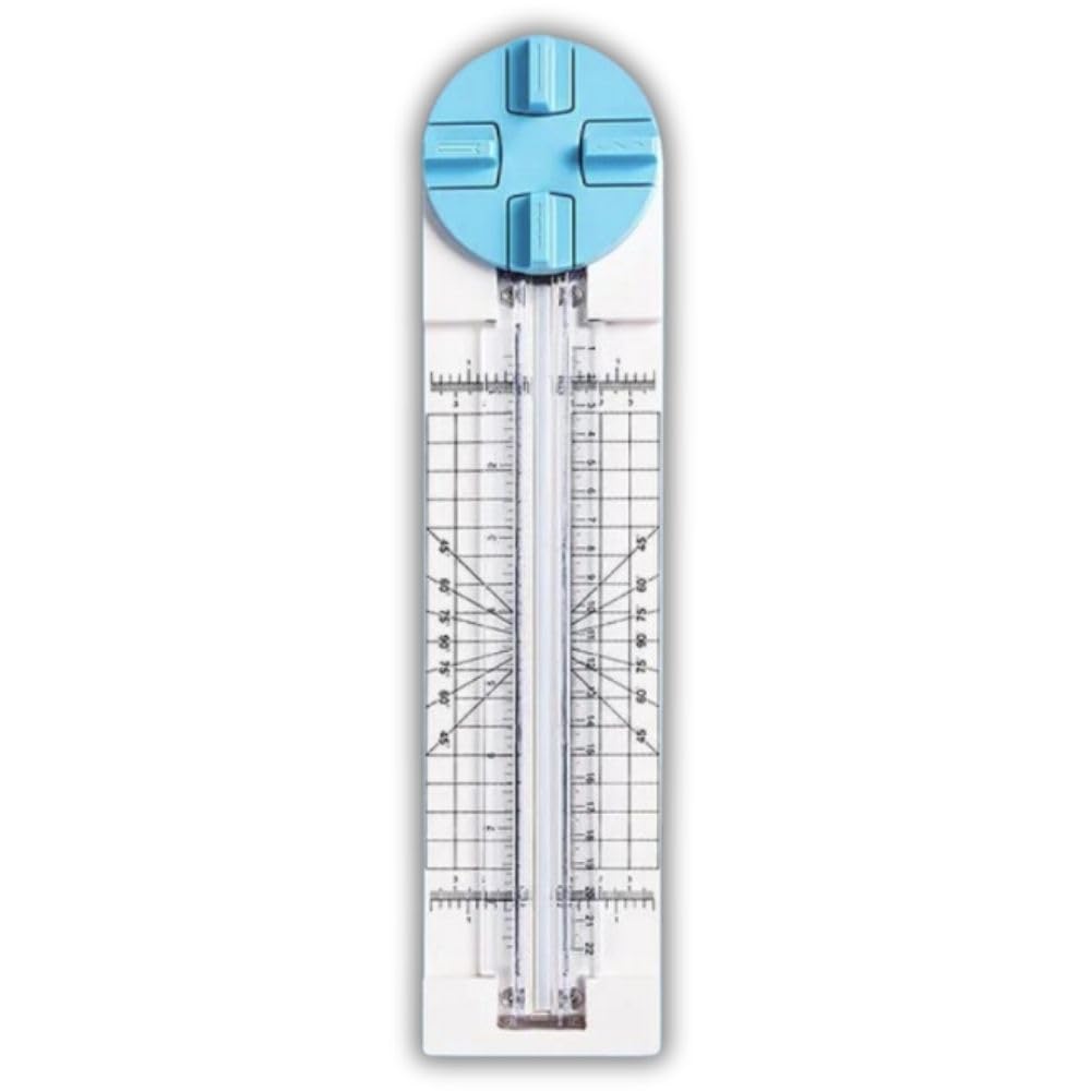 PLEAVIT Paper Cutter, Paper Trimmer, Compact, Sliding Type, Mini, A4/A5, Perforated, Folding, Blue
PLEAVIT Paper Cutter, Paper Trimmer, Compact, Sliding Type, Mini, A4/A5, Perforated, Folding, Blue