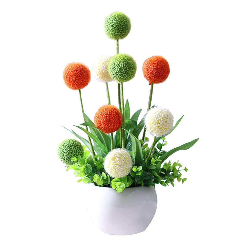 WillingYou Artificial Flowers Interior Stylish Scandinavian Goods with Vase Fake Flowers Allium 1 Vase and 1 Bouquet Multicolor
WillingYou Artificial Flowers Interior Stylish Scandinavian Goods with Vase Fake Flowers Allium 1 Vase and 1 Bouquet Multicolor